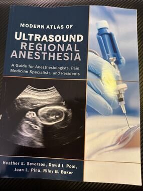 Modern Atlas of Ultrasound Regional Anesthesia Medical Guide Paperback 2025